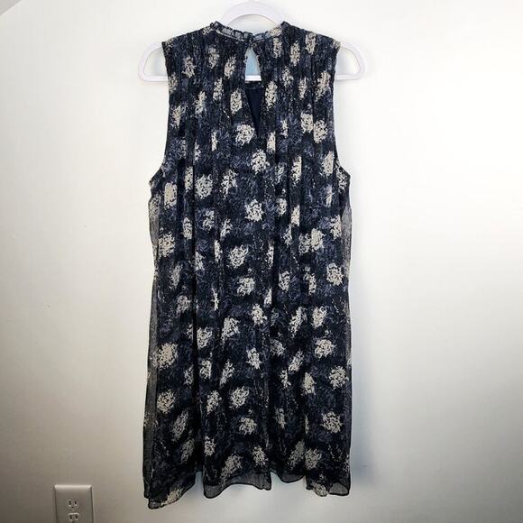 Joie Thelene Sleeveless Mini Dress Size XL Floral Spring Summer Party Comfort - Picture 7 of 8